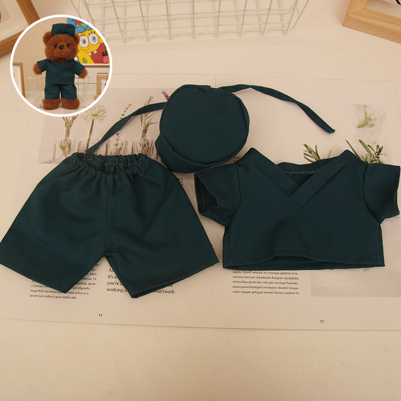 Spot doctor bata blanca traje quirúrgico 30cm traje bebé muñeca muñeca ídolo estrella muñeca