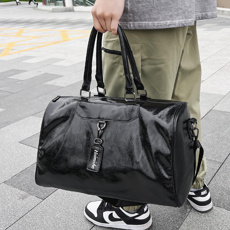 Cross-Border Dropshipping Soft Leather Large-Capacity Travel Portable Luggage Bag Multi-Purpose Sports Leisure Fitness Portable Travel Bag Cross-Border Dropshipping Soft Leather Large-Capacity Travel Portable Luggage Bag Multi-Purpose Sports Leisure Fitness Portable Travel Bag