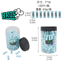 跨境直销罐装120支装一次性过滤嘴卷烟过滤嘴 烟具配件rolling pa