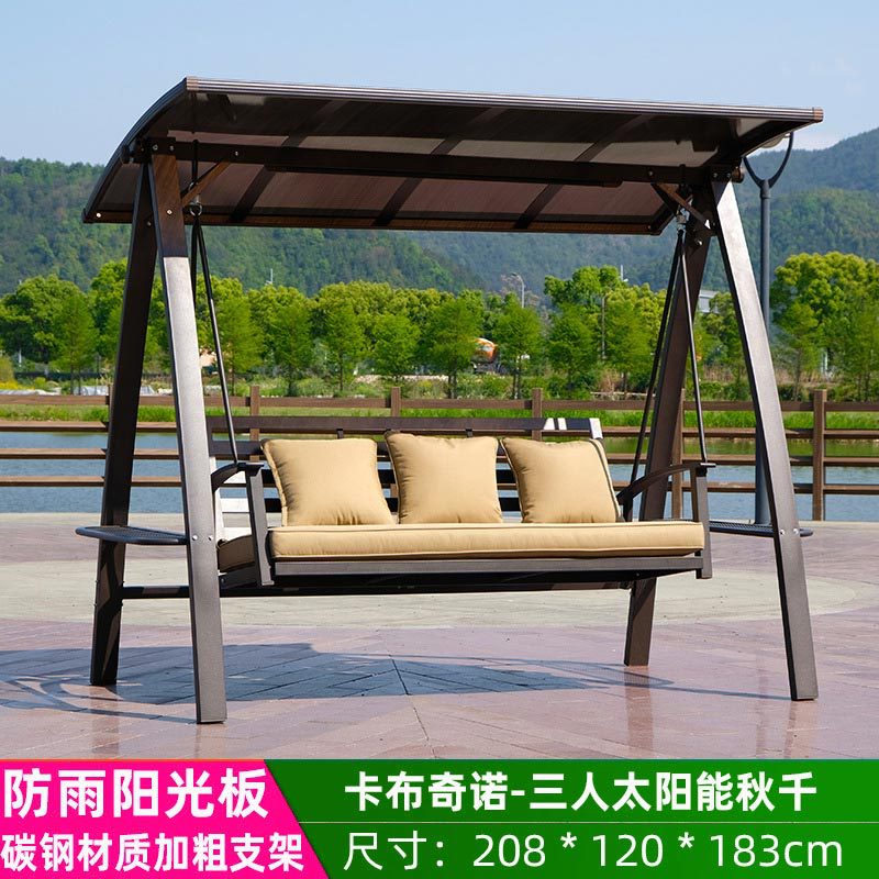 Silla colgante para exteriores, silla colgante para patio, silla colgante tipo cesta para balcón, silla colgante de metal moderna de aleación de aluminio para interiores.