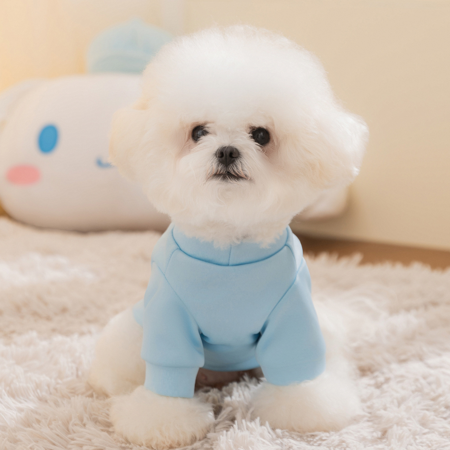 Ropa de mascotas Otoño Invierno Perro Yugui Perro Kitty Co-Brand Camiso Jacquard cálido Teddy ropa de mascotas gatos image 3
