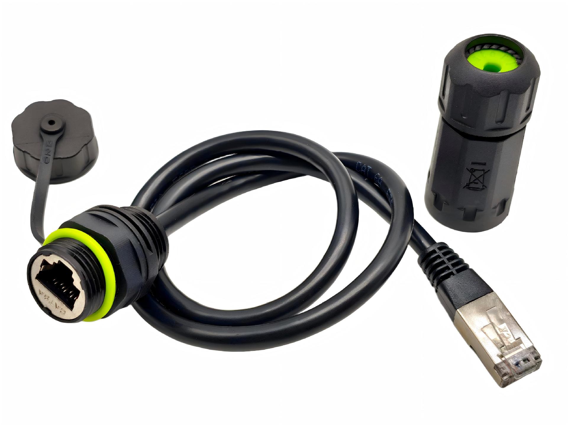 RJ45CAT6A���ղ�������M20���Ź�ҵͨ���������߲���+��ͷ+��ˮ��