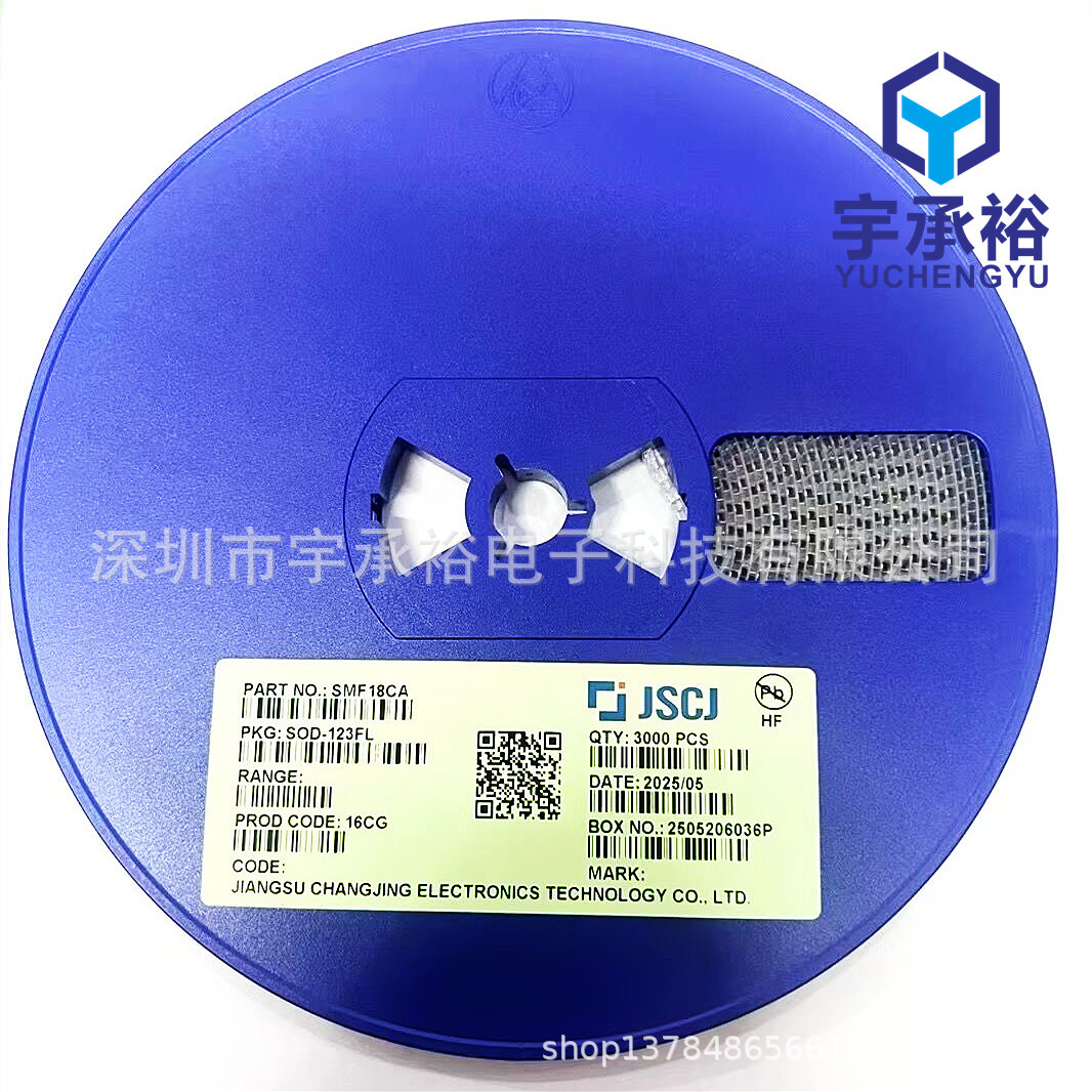 Smf18Ca Tvs Transient Suppression Diode Patch Bidirectional 200W Power