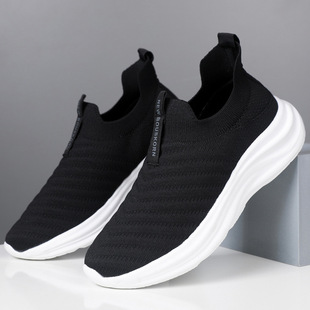 Men's and Women's Slip-on Thick-soled Socks Shoes Four Seasons Couple Style Breathable Men's Shoes Lightweight Men's Casual Sports Shoes