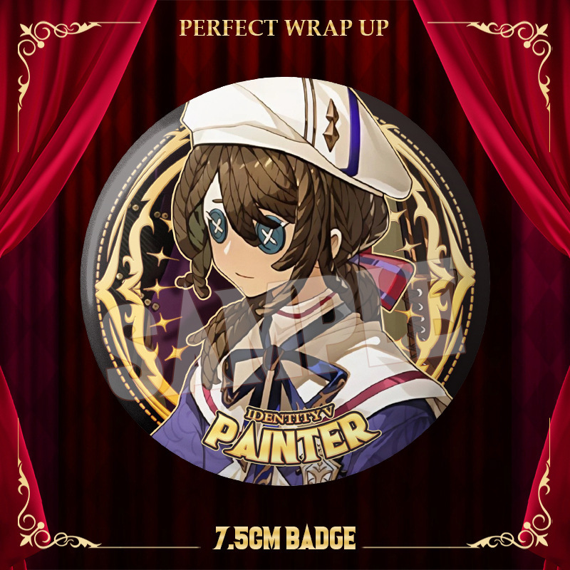 第五人格游戏完美杀青系列摄影师红夫人小说家画家75mm大徽章吧唧|undefined
