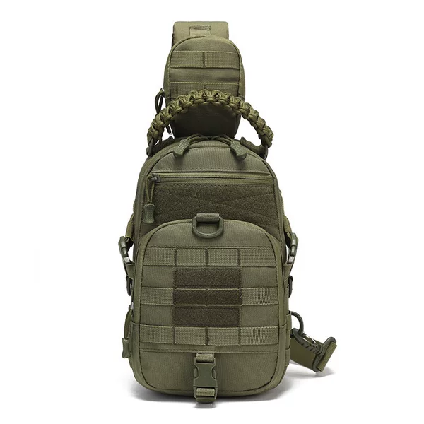 Oxford Cloth Army Fan Chest Bag Multifunctional Waterproof Outdoor Sports Shoulder Bag Men's Chest Bag Cross-border Tactical Crossbody Bag