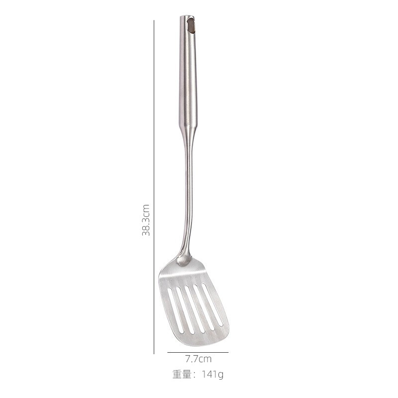 ステンレスの中空の柄の調理器具の鍋のシャベルの家庭用の鍋にくっつかないで野菜のシャベルの調理器具のセットの魚のシャベルのスプーンを炒めます。|undefined