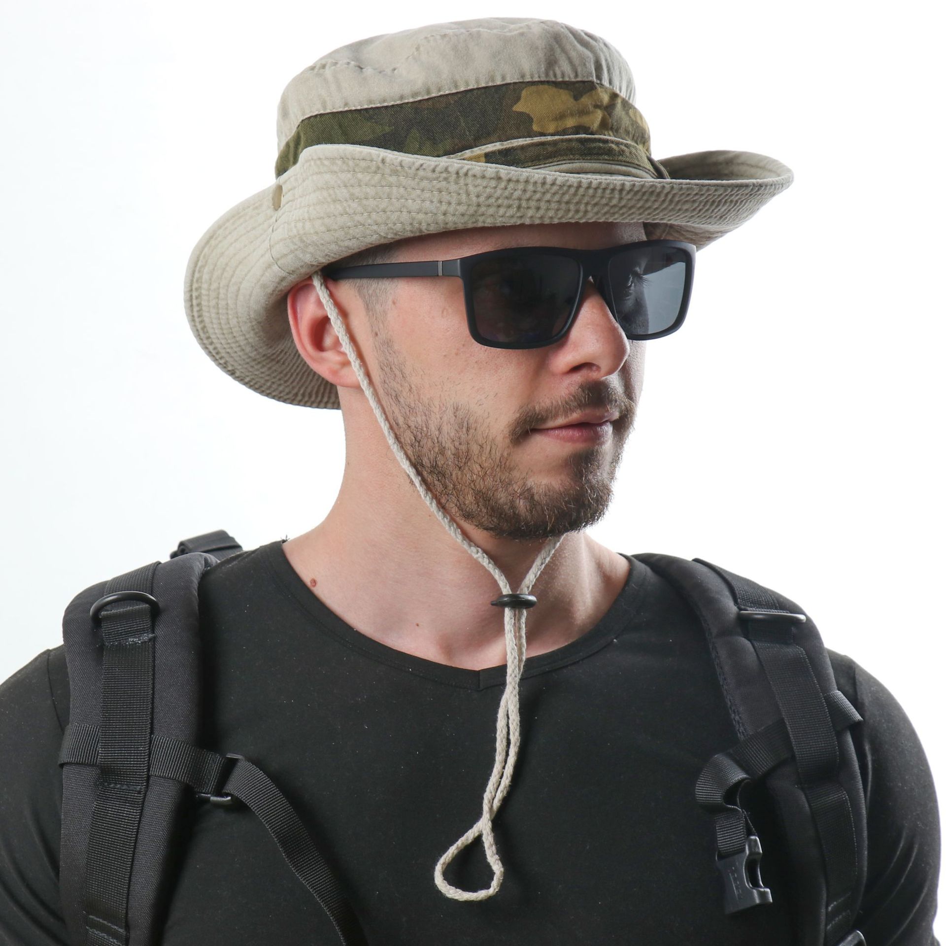 Cappello da pescatore camuffamento giapponese cotone uomo donna_voghion.com