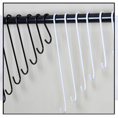 S型掛鈎 服裝店可用金屬多規格展示掛勾多功能長勾 地攤貨源