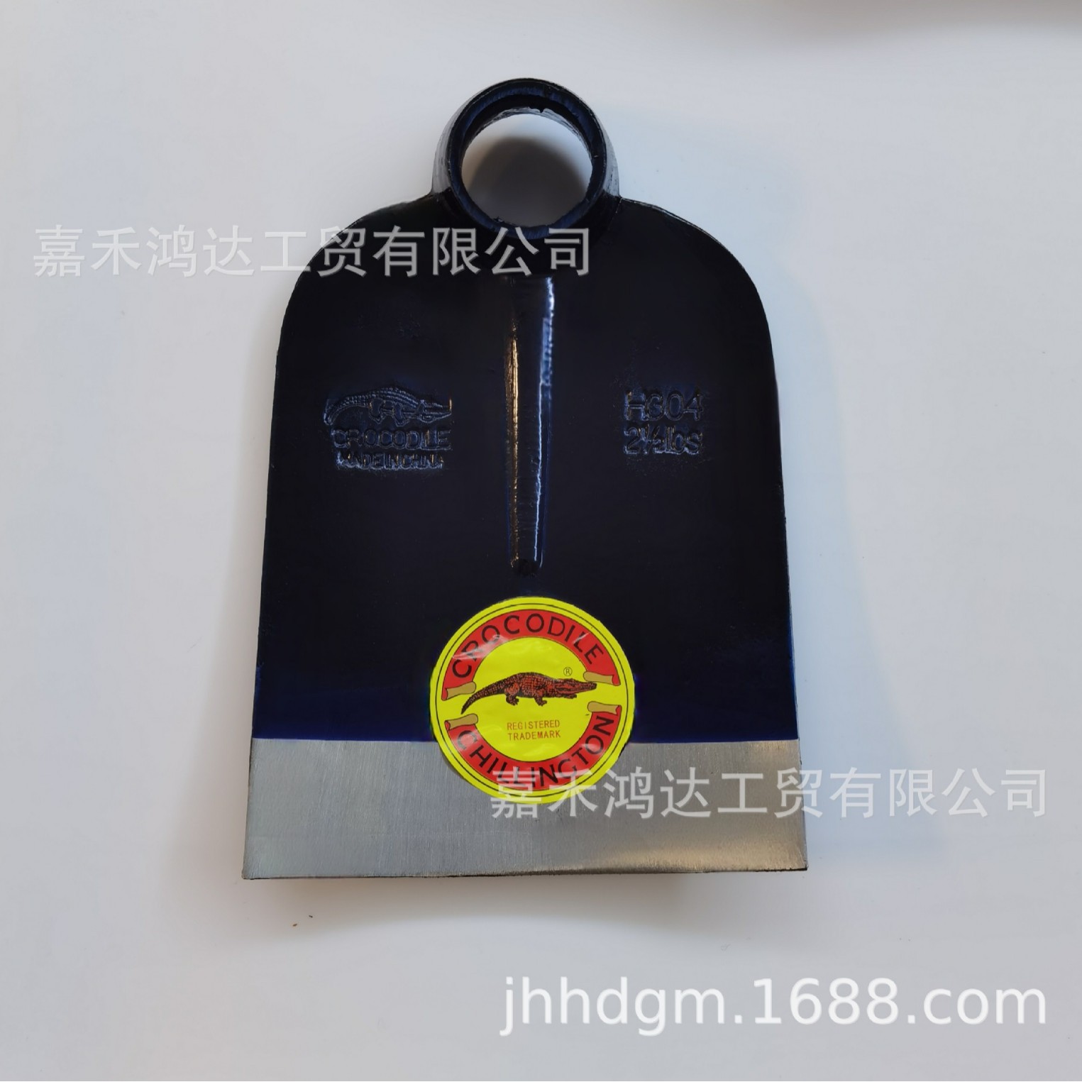 厂家出口东南亚、非洲 高品质道硅钢锻造 H304 2.5LB鳄鱼圆标锄头