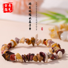 黑檀绿檀紫光檀男款佛珠手串七彩七脉年轮天然diy七彩天然手链串