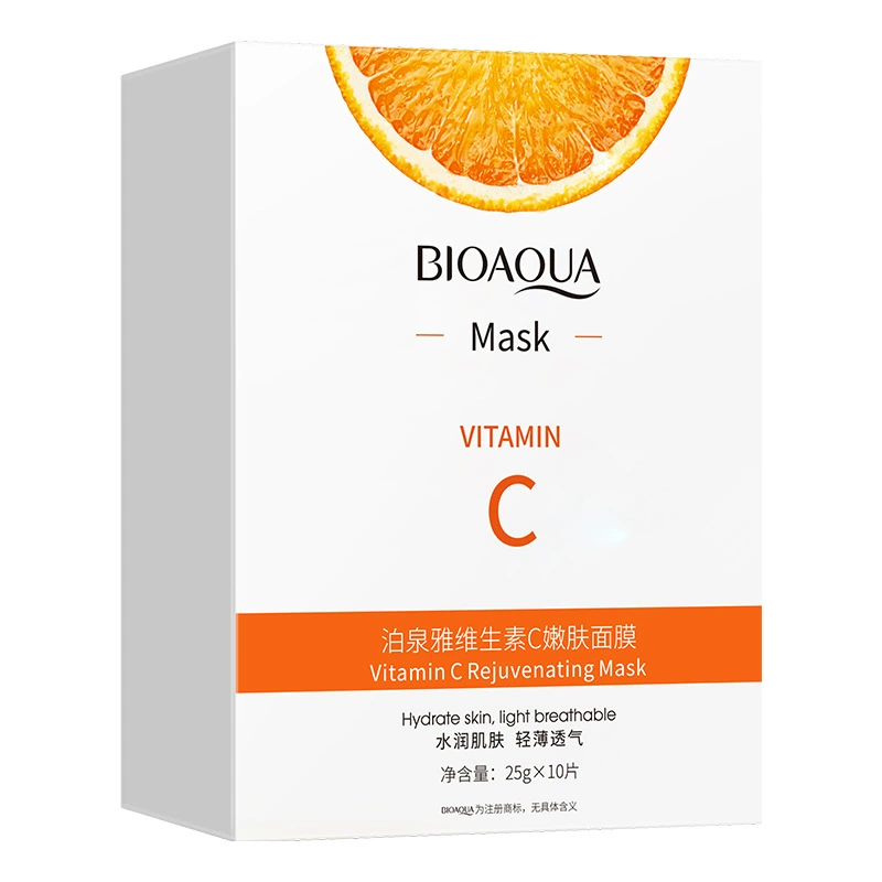 Увлажняющая прозрачная маска для лица Vitaminised от泊泉雅, омоложение кожи, скрывает акне