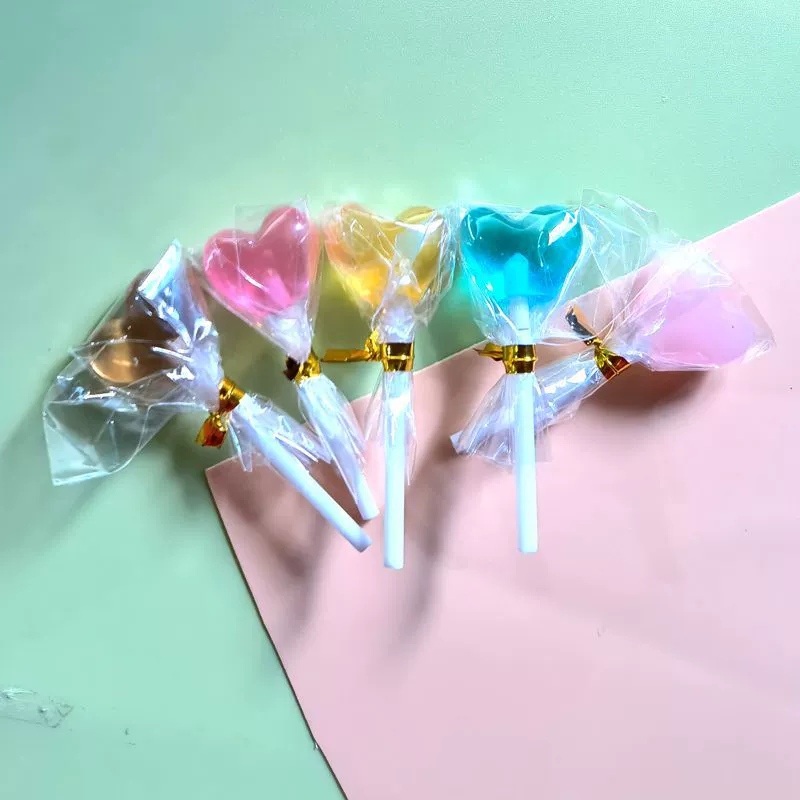 BJD кукла украшение дома сцена модель миниатюрная еда и игра мини-Моделирование Смола маленькие украшения любовь леденец в форме сердца