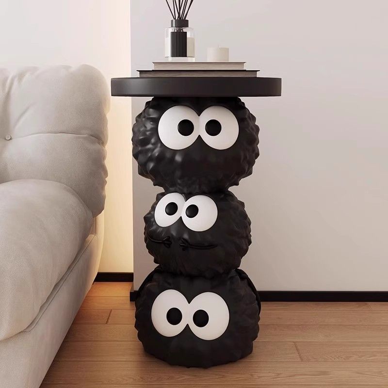 Creative Living Room Sofa Side Coffee Table Ornaments Briquettes Floor-Standing Cartoon Decoration Home Bedside Table Personalized Housewarming Gift