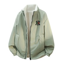 轻奢潮牌新款双面穿棉衣男女冬季棉袄百搭休闲加厚羊羔绒防寒外套