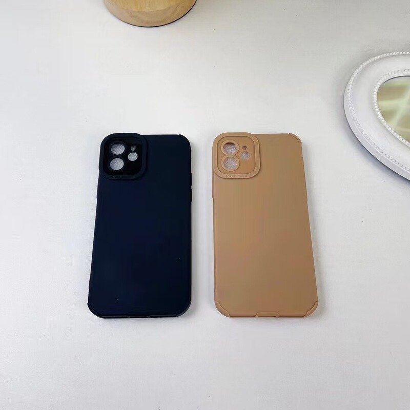 Suitable for Apple 16 Fine Hole Pupil Eye Desert Color Skin TPU Material Titanium Golden Brown Groove Side Sticker Phone Case