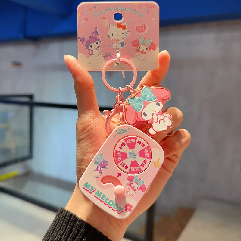 Плюшевый брелок Sanrio Hello Kitty, оригинал, мягкая подвеска 11×7.5 см, коллекционный талисман