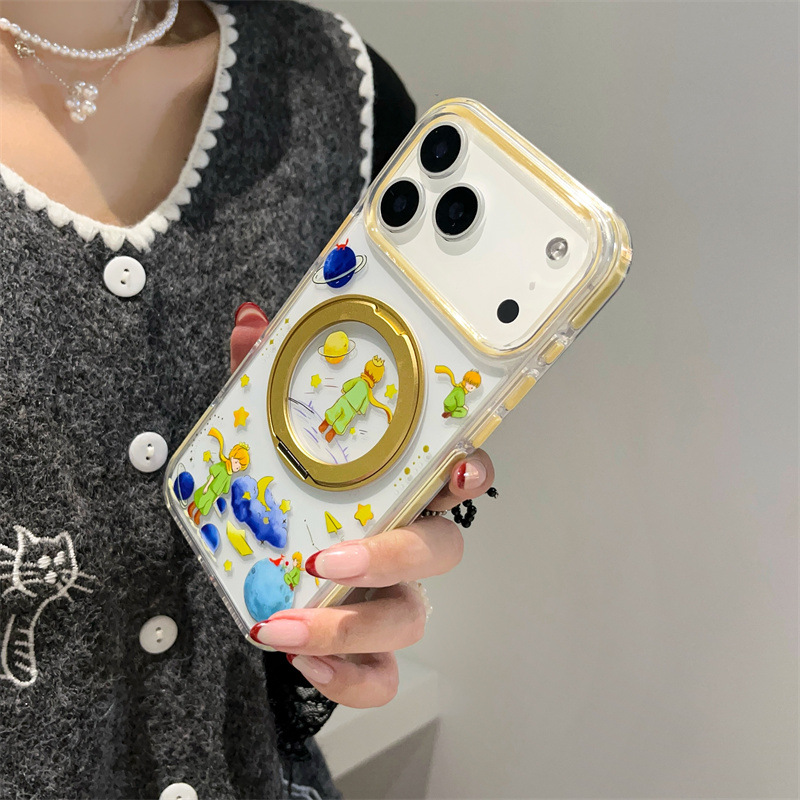 Sødt anime prins ræv telefoncover til iphone 17 16 pro max_voghion.com
