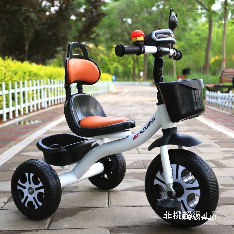 Children's Tricycle Bicycle 2-6 Years Old Baby Bicycle Kids Bicycle Large Two-In-One Girl Kindergarten