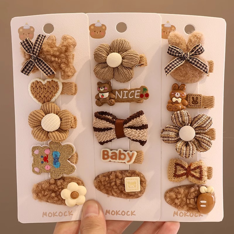 Niñas no lastiman el cabello de bebé broca de cabello de color leche, lindo broca de cabello de sudor para niños, broca de cabello de bebé