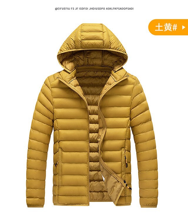 Abrigo acolchado de algodón casual de invierno de moda simple desmontable con capucha multicolor abrigo acolchado de algodón de los hombres abrigo acolchado de algodón cálido abrigo casual