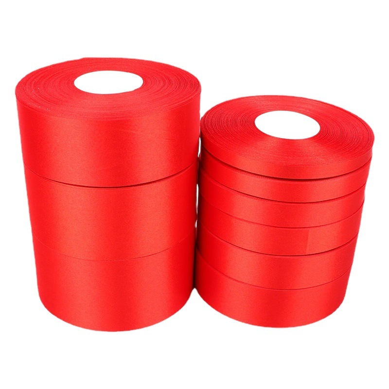 Cinta roja Cinta embalaje de regalo cinta de hornear boda Cinta Roja cinta Cinta Roja coche Cinta Roja tira de tela