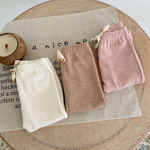 ins  new autumn clothing for infants and young children, male and female babies, big pp fashion trendy cotton pants, bottoming and versatile pants