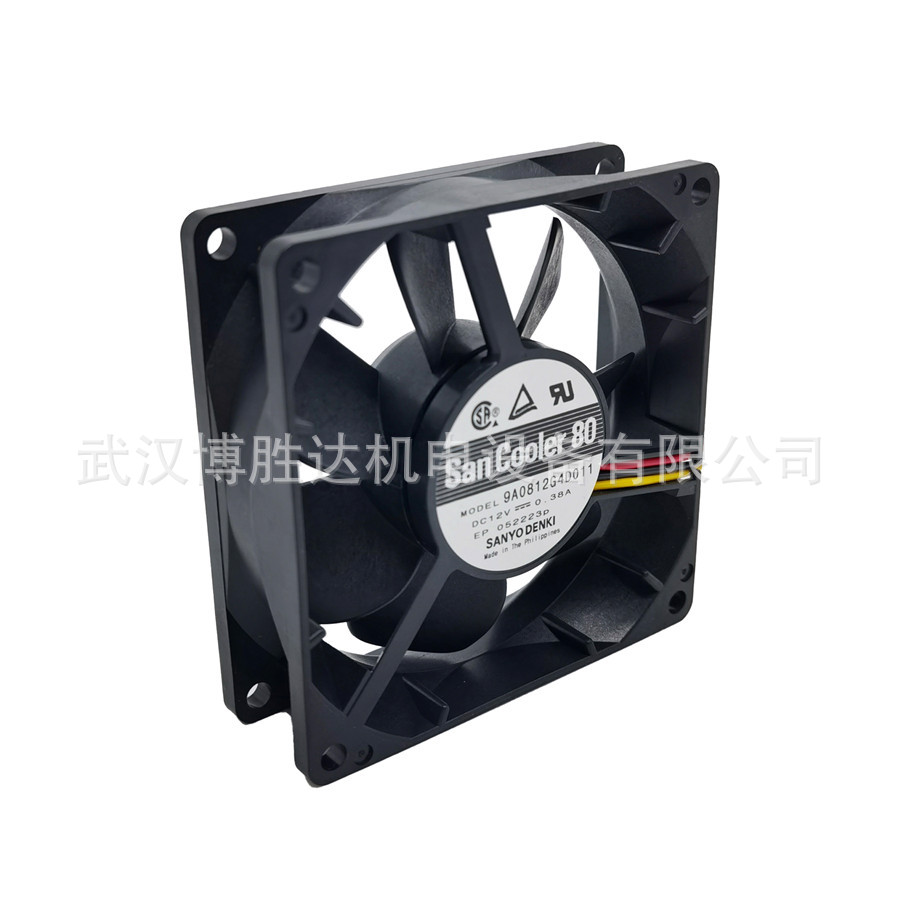 9A0912G4031 三洋SANYO散热风扇 12V 0.39A 9厘米