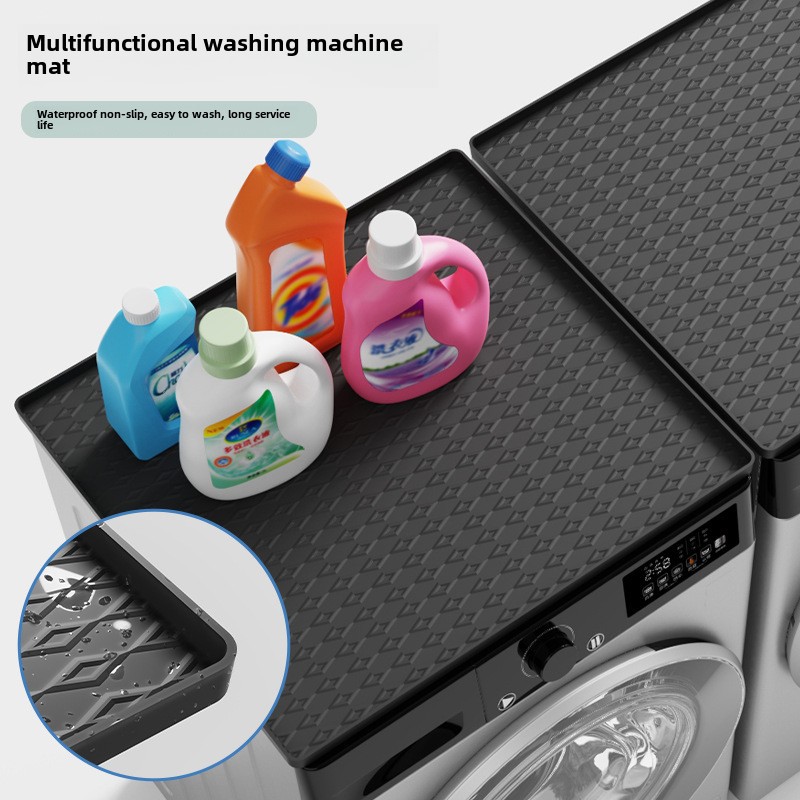 Silicone Washing Machine Protective Mat, Storage Mat, Dust Cover, Waterproof Mat, Dryer Mat, Washing Machine Silicone Mat