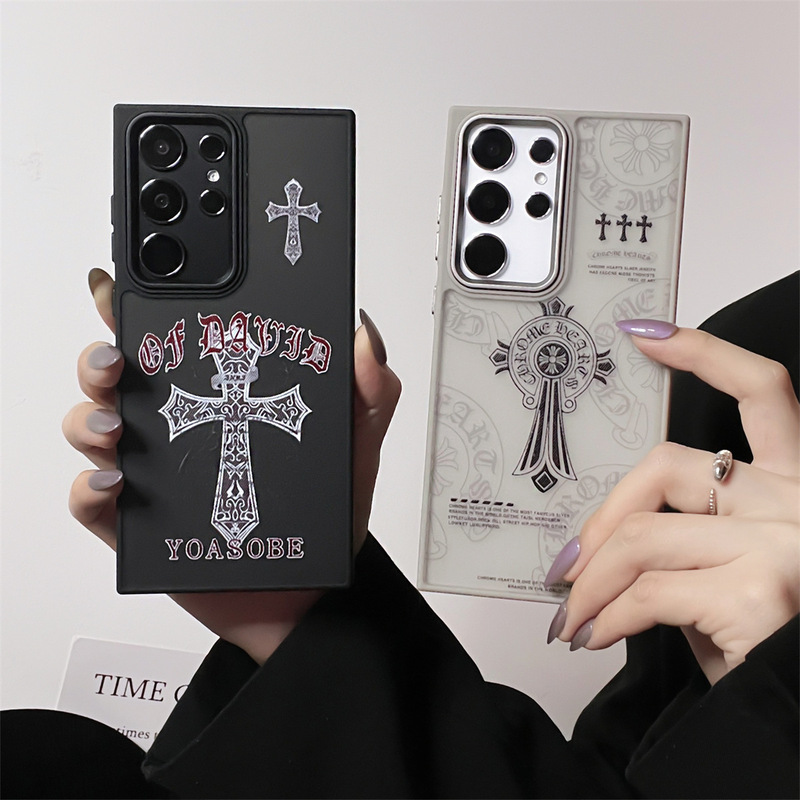 Crocore Samsung GalaxyS24Ultra Phone Case Simple Couple S25plus All-inclusive