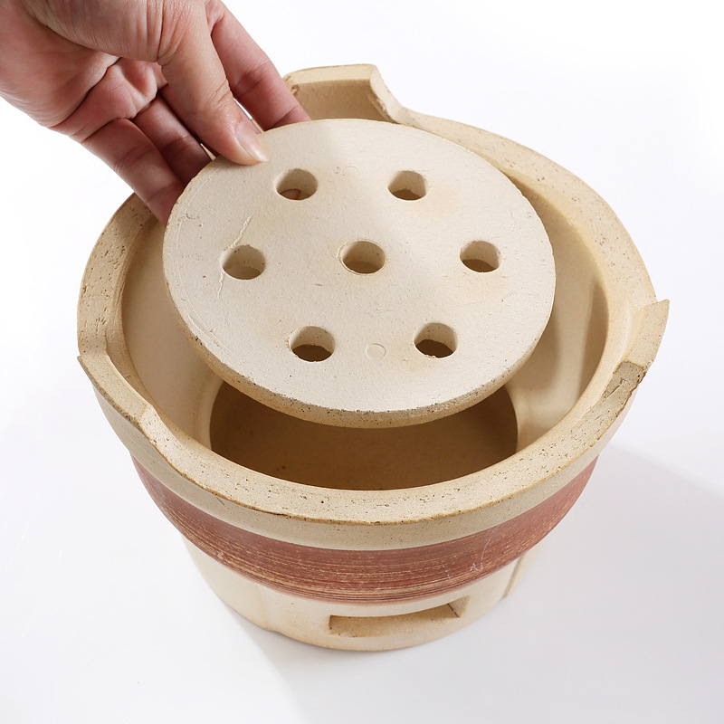 Cerámica de arcilla barbacoa pequeña estufa de arcilla hogar comercial al aire libre estufa de arcilla brochetas de barbacoa al aire libre antigua estufa de carbón estufa de barbacoa