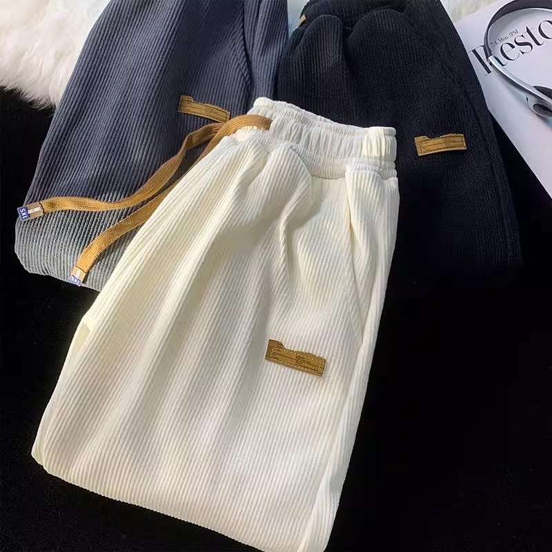 Herren Cordhose Mit Weitem Bein Für Einen Lässigen Look_voghion.com