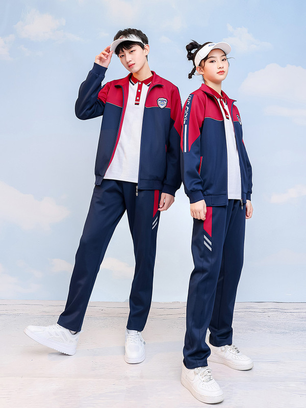 瀾洋貝小学生制服2023三点セット長袖カスタム学生スポーツタイプ中学生クラス服セット|undefined
