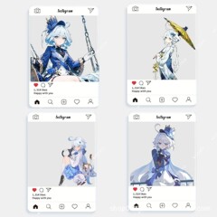元神透カード周辺の水神芙寧娜透カードアクリル三寸写真カードには高颜値が必要だ