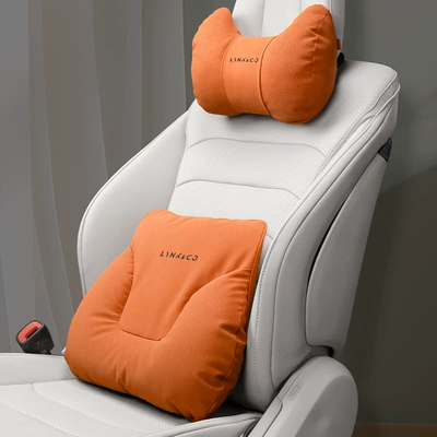 Decoration Supplies — Headrest - horn-model-ideal-orange-lynk-co-headrest-lumbar-support-one-each