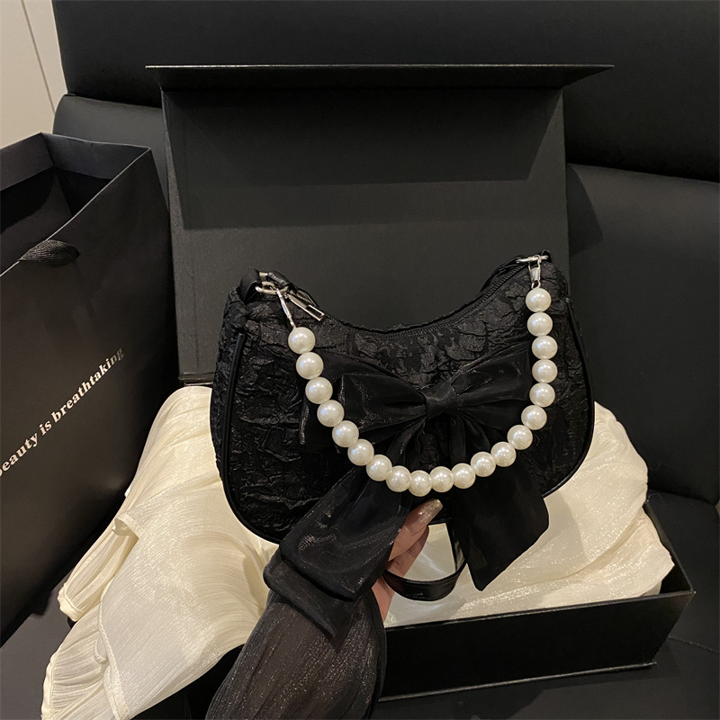 Borsa a spalla donna elegante con fiocco stile commuter_voghion.com