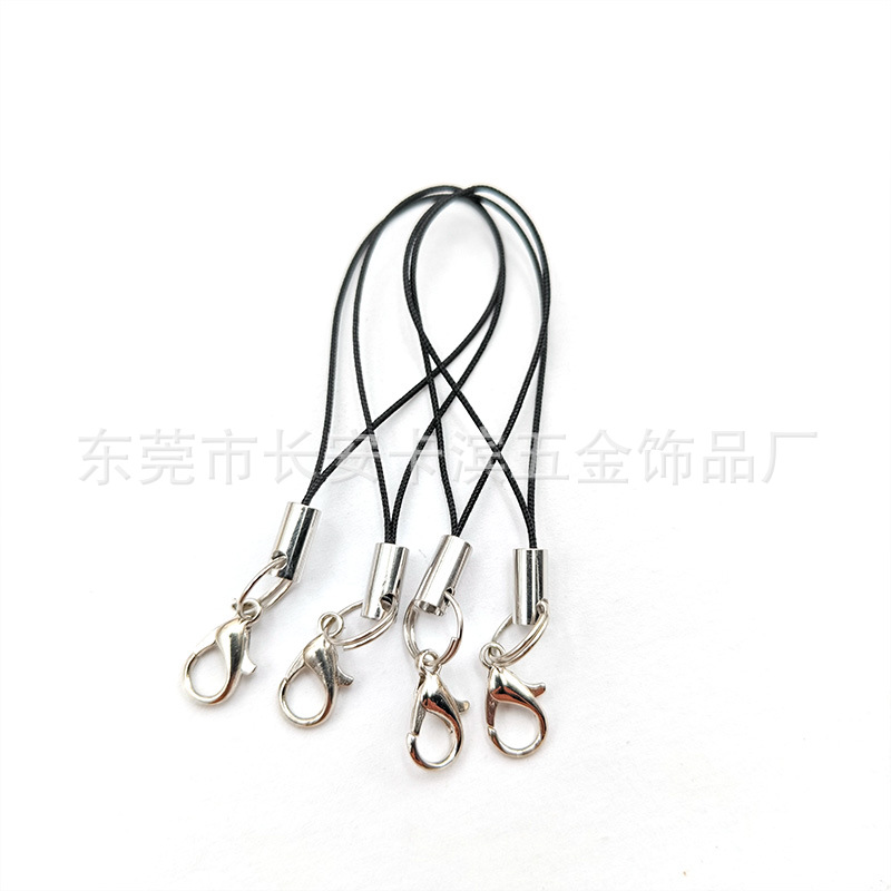 02 [Black] 12 Lobster Buckle Hanging Rope