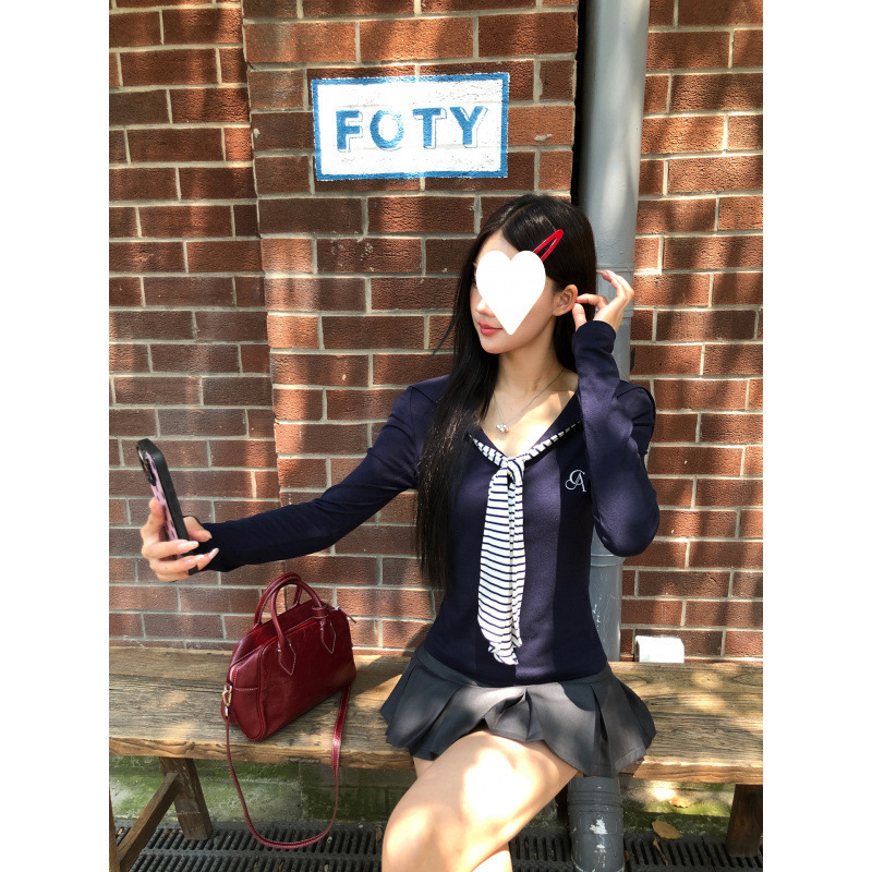 长袖打底衫女2025新款秋季修身T恤高级感巨好看设计感上衣|undefined