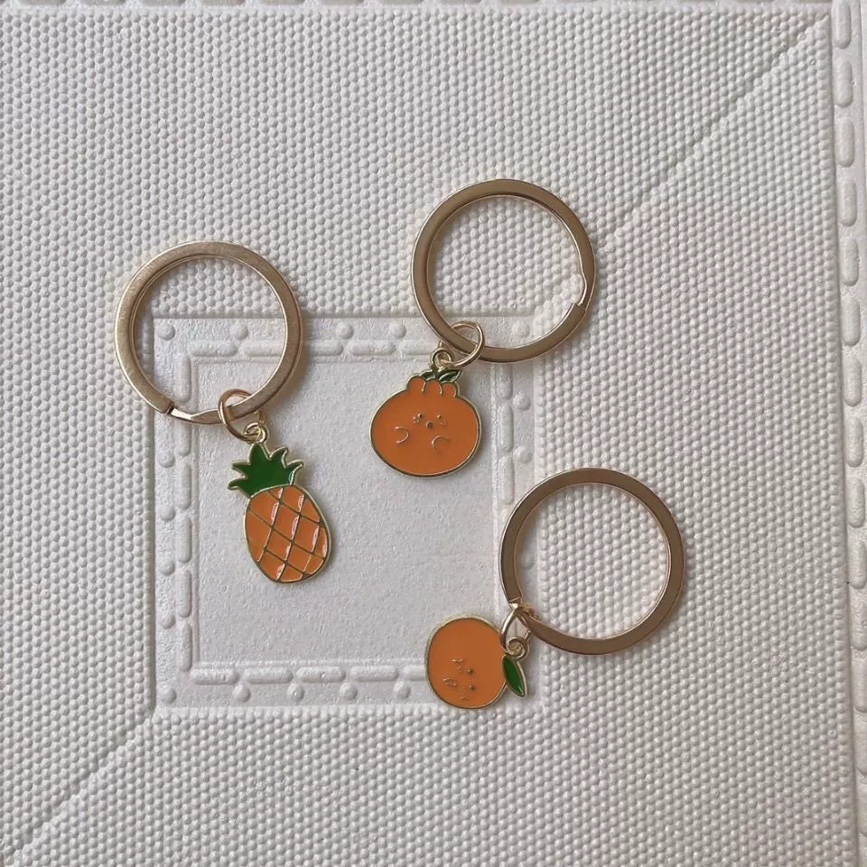 Apple, cute keychain handmade, pendant, accessory