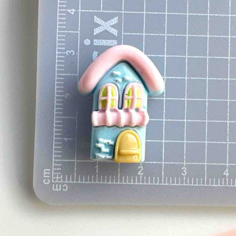 おとぎ話の小さな家漫画クリーム接着剤アクセサリークリエイティブ靴バックル素材樹脂アクセサリー diy ジュエリーヘアピン|undefined
