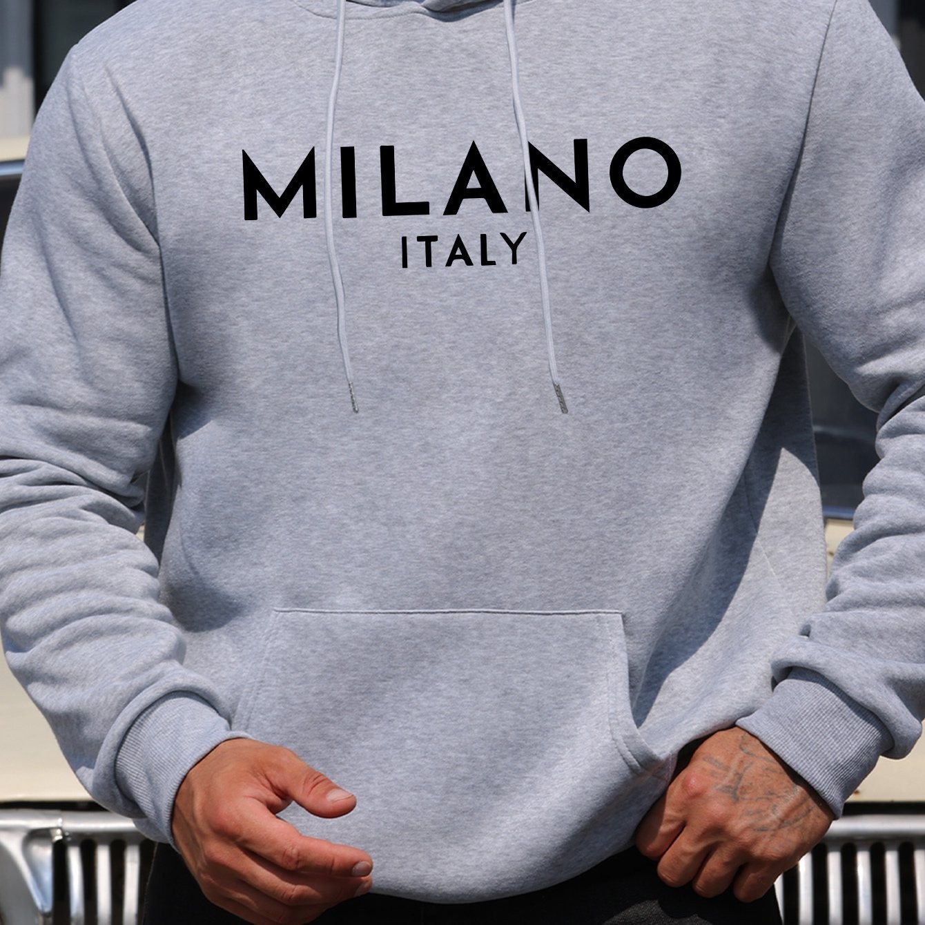 Cross-Border Trend 2025 Letter Print Unisex Sports Sweatshirt with Original Fabric Hem Sports Shirt Jacket Sports Casual