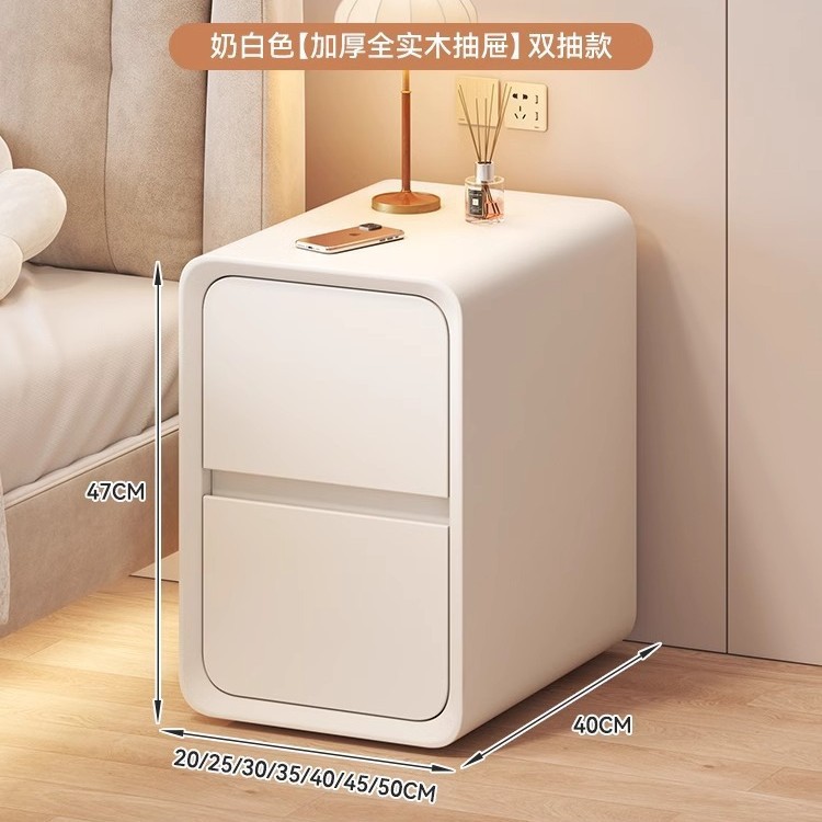 20*40*47cm 유백색, 완전 조립 [원목 서랍 + 고양이 발톱 가죽 + 고밀도 보드 프레임]