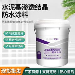 セメントベースの浸透結晶防水塗料地下プール屋根外壁防水塗料飲料プール