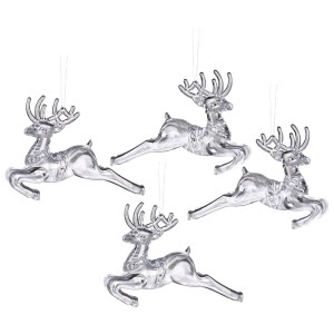 Прозрачные украшения, подвеска, для импорта, со снежинками