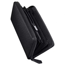 亚马逊乐天热销款 十字纹长款男士钱包  日式多功能女士手拿包