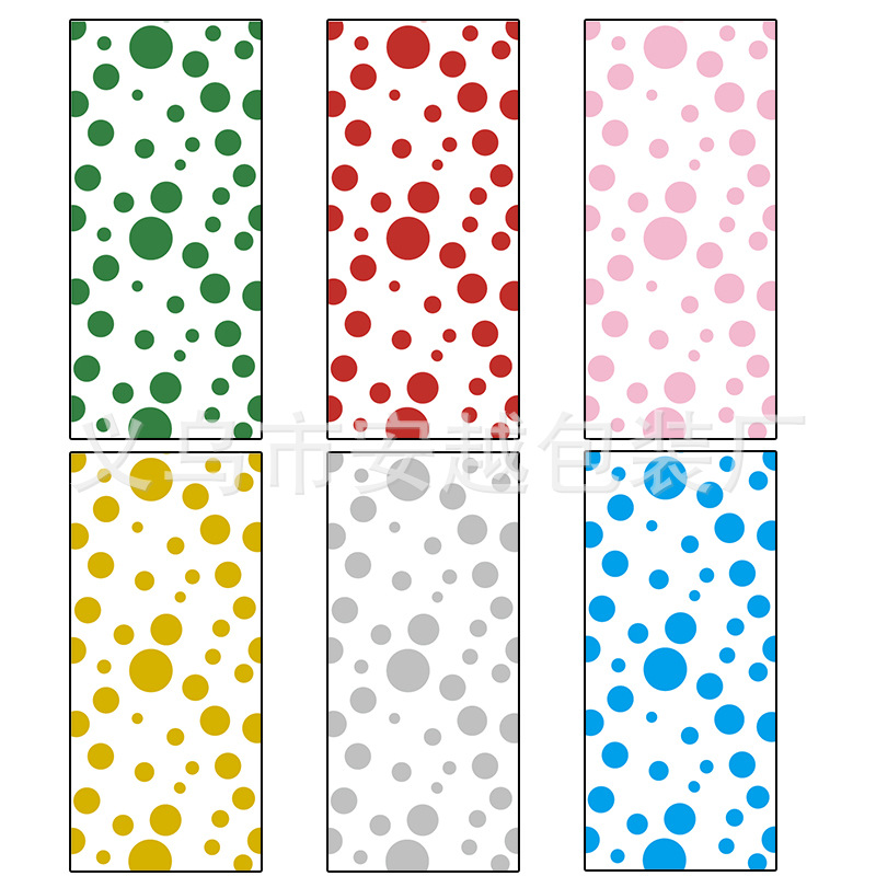 Nuevo Polka Dot OPP caramelo bolsa fiesta de cumpleaños celofán galleta Bolsa De vacaciones caramelo regalo para hornear bolsa en stock