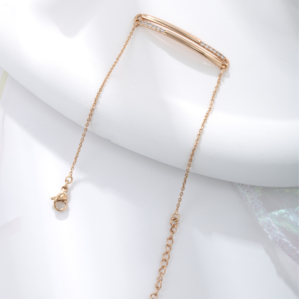 InsFeng nuevo super inmortal amor pulsera bordilla nicho femenino universal lujo ligero alta sensación joyas de aleación al por mayor