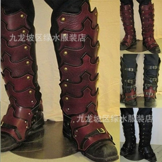 AliExpress средневековый Косплей кожаная пряжка повседневная мужская и женская обувь Пояс Пряжка держатель для ботинок Amazon Wish