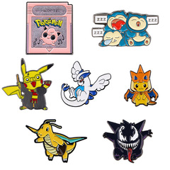 卡通小精靈胸針徽章服裝背包飾品配飾別針跨境外貿熱銷合金胸章