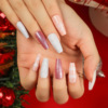 Fake nails, nail stickers for manicure for nails, ready-made product